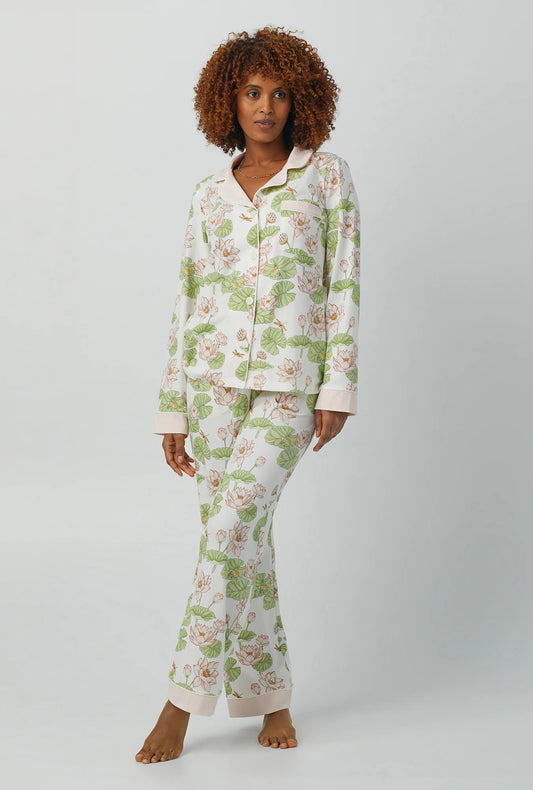 BeadHead Lily Pond Pajamas - Long Sleeve Stretch Jersey