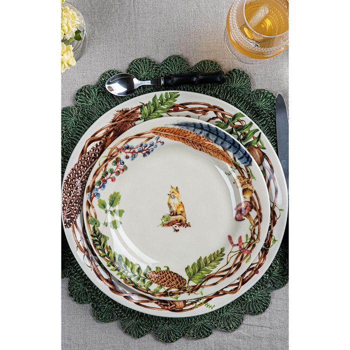 Juliska Forest Walk Salad/Dessert Plate (set/4)