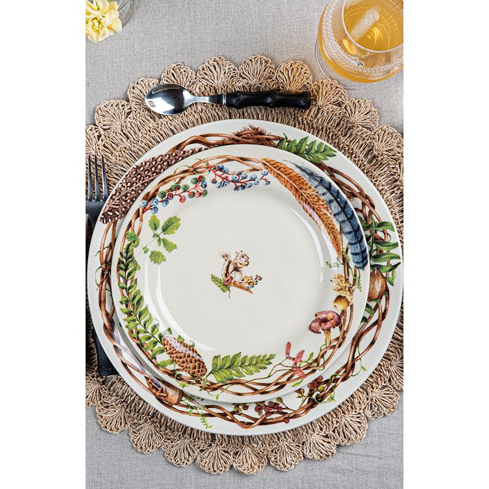 Juliska Forest Walk Salad/Dessert Plate (set/4)