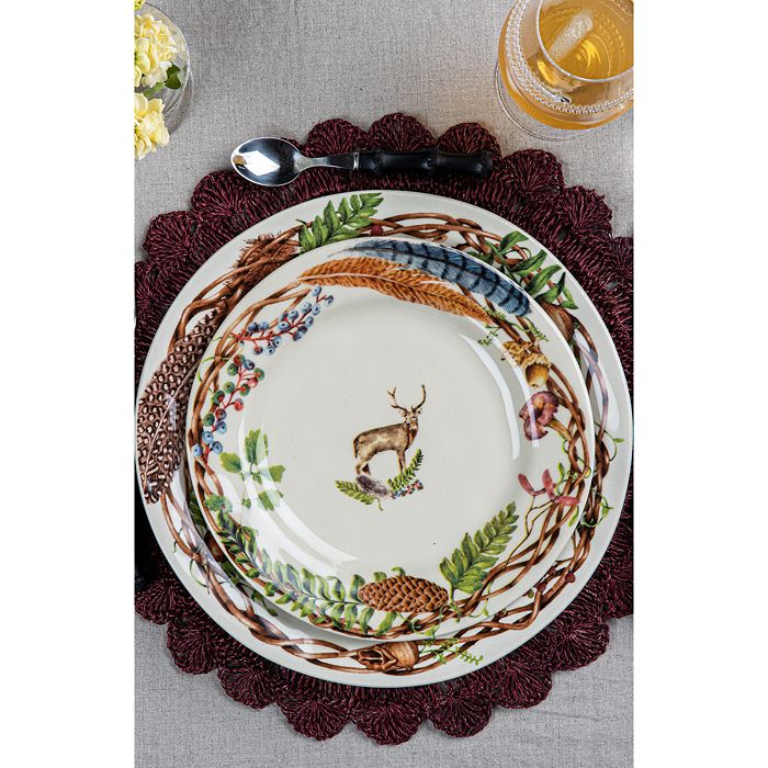 Juliska Forest Walk Salad/Dessert Plate (set/4)