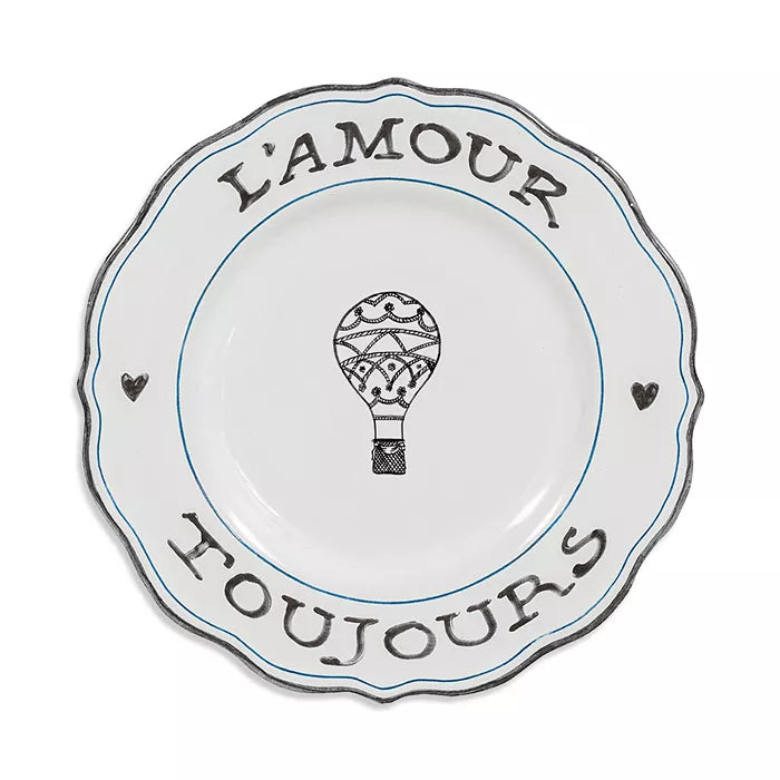 Juliska L'Amour Toujours Dessert/Salad Plate Set/4