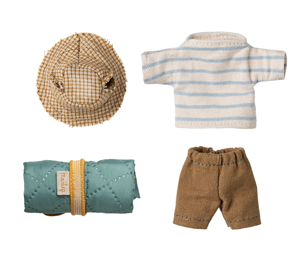 Maileg Hiker Mouse Big Brother Thin Stripes