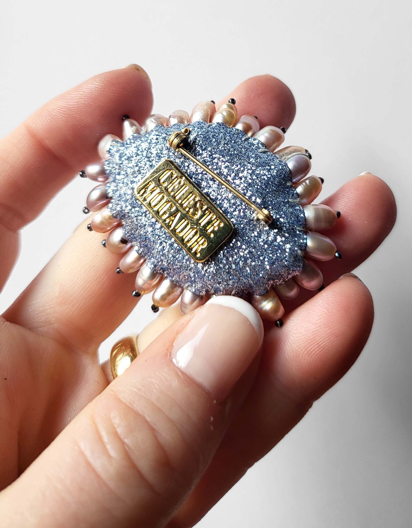 Céleste Mogador Pearl Eye Brooch, La Petite Maison