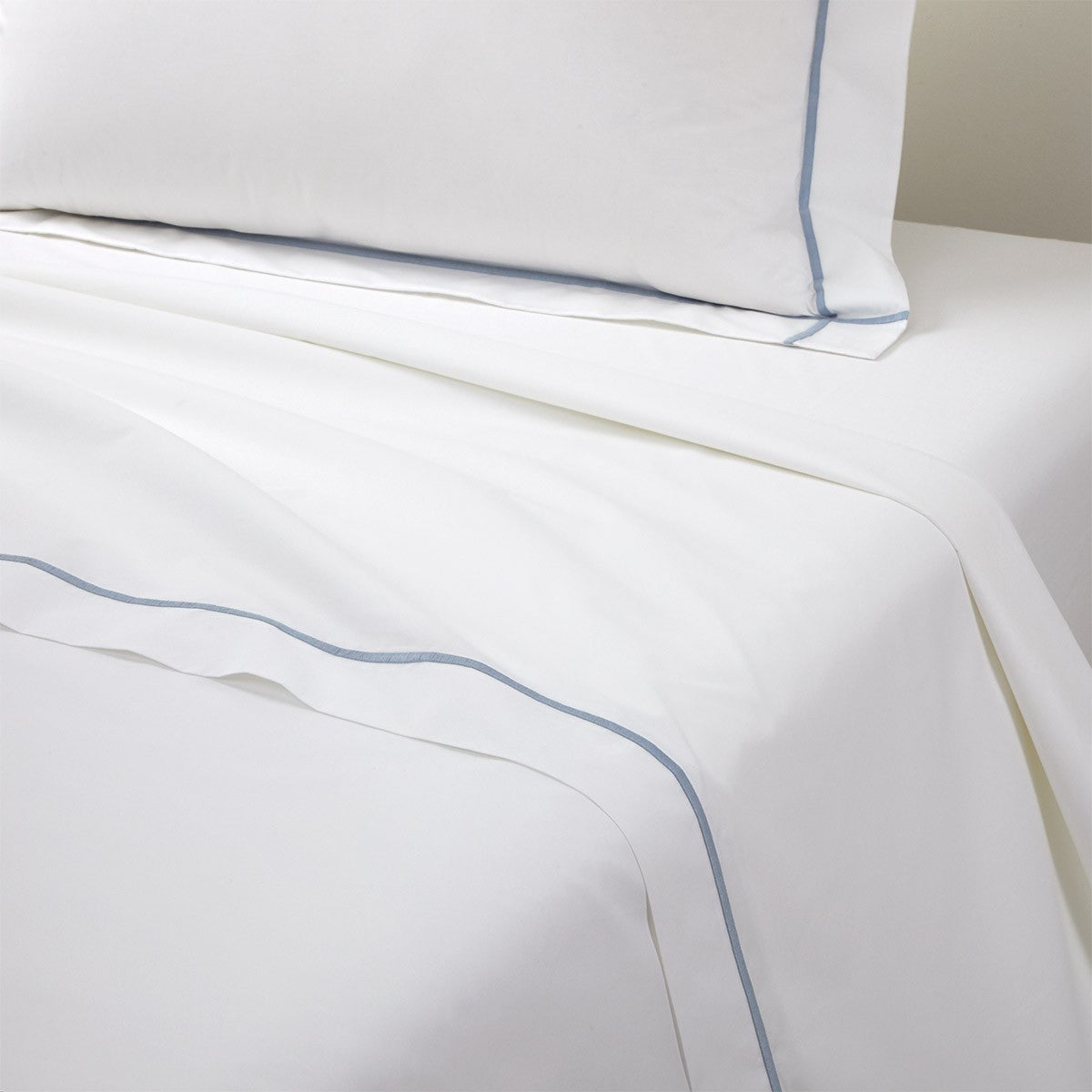 Yves Delorme Athena Flat Sheet - Celeste