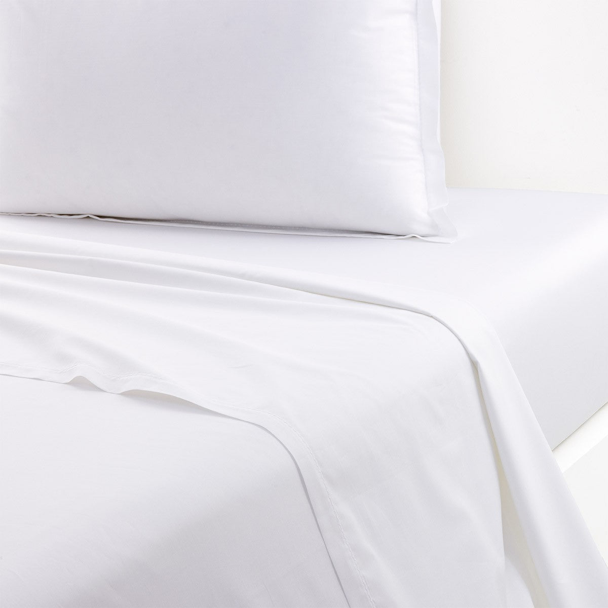 Yves Delorme Batiste Flat Sheet - Blanc