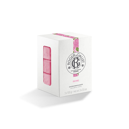 Roger & Gallet Rose Bar Soap Set/3