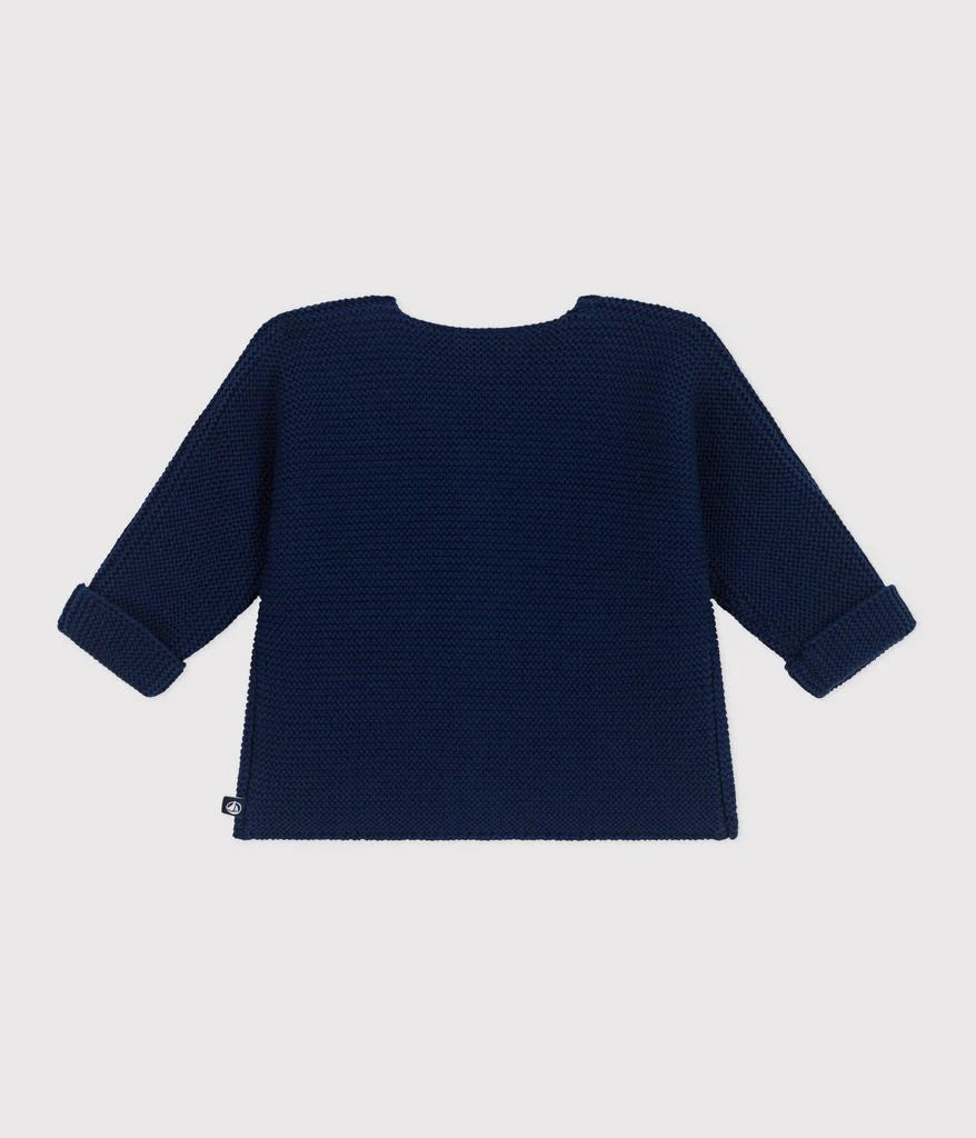 Petit Bateau Baby Cardigan - Navy