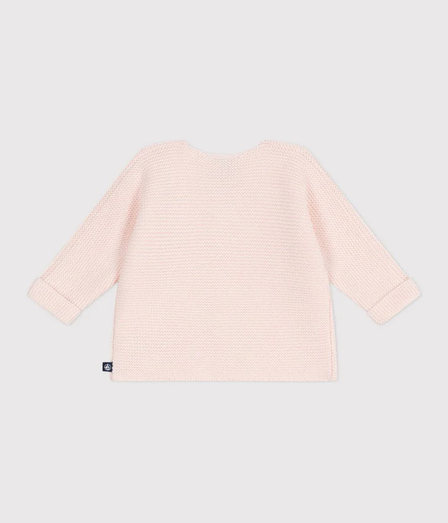 Petit Bateau Baby Cardigan - Light Pink