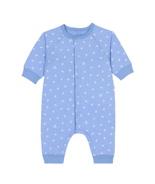 Petit Bateau Baby Boy Anchor Romper