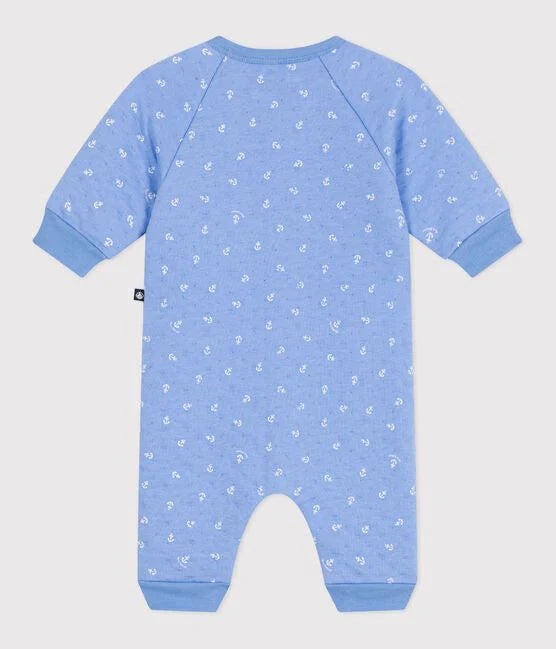 Petit Bateau Baby Boy Anchor Romper