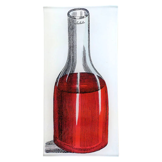 John Derian Decoupage Red Wine Tray - La Petite Maison