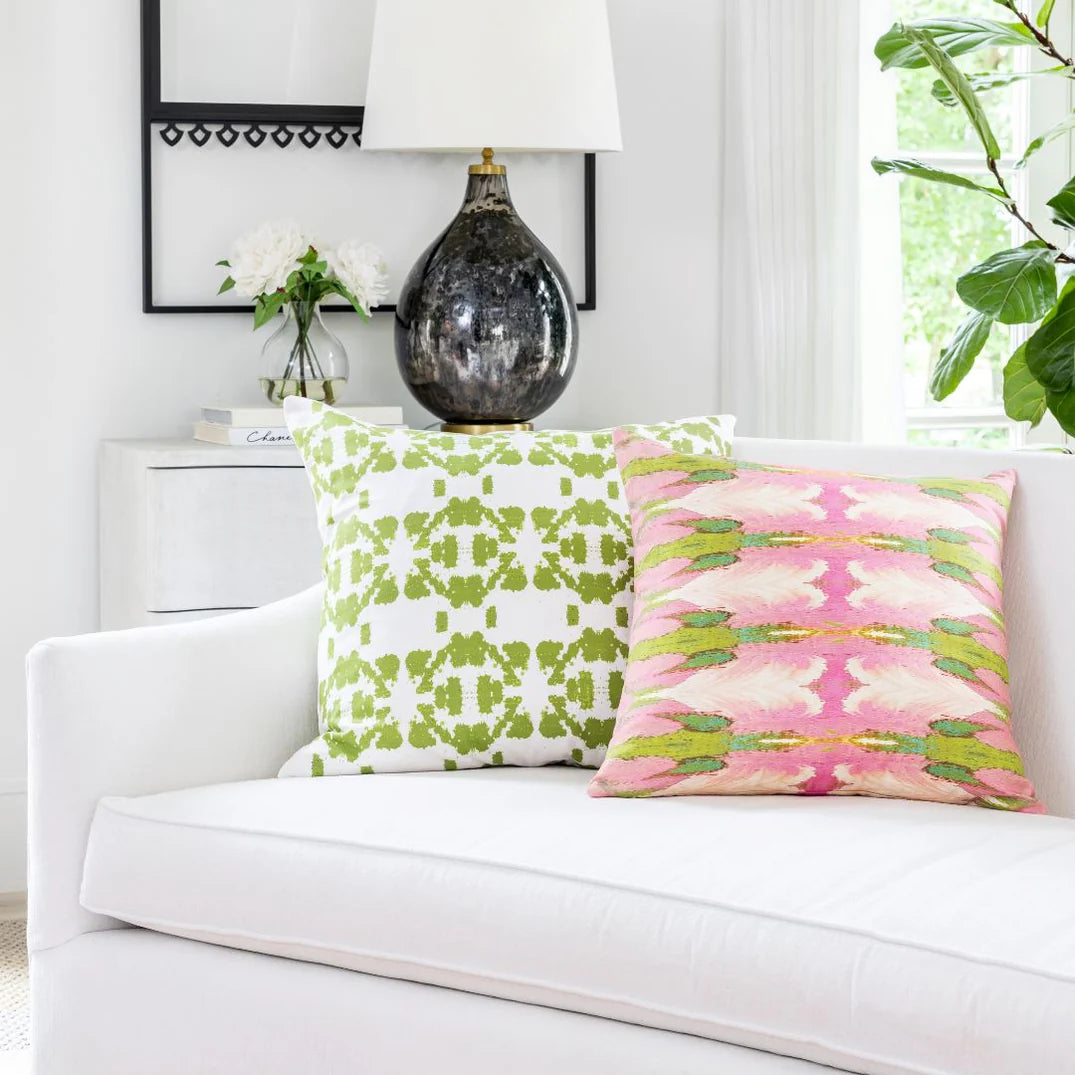 Laura Park Cabana Pink Pillow