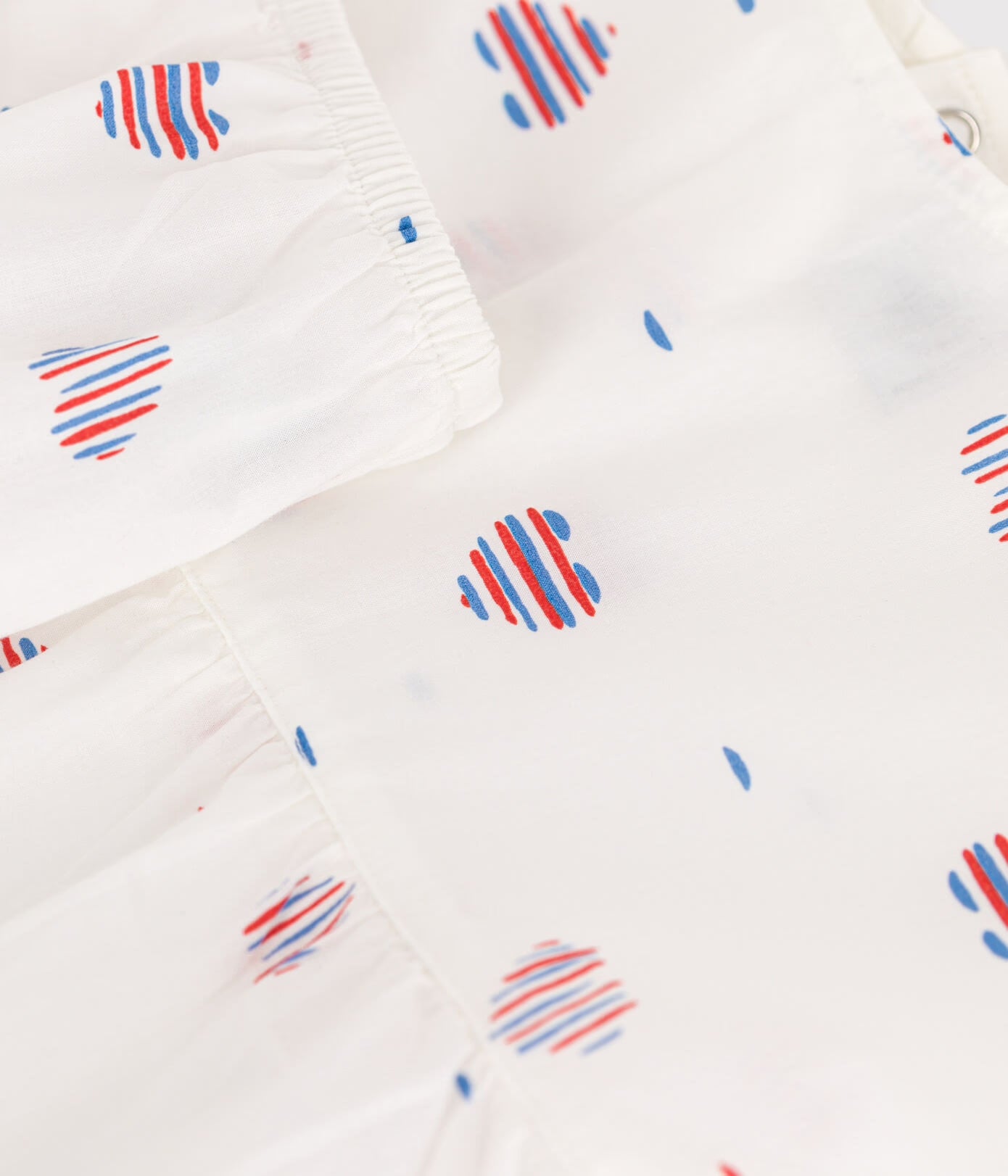 Petit Bateau Baby Girl Short Sleeve Stripe Hearts Dress & Bloomers