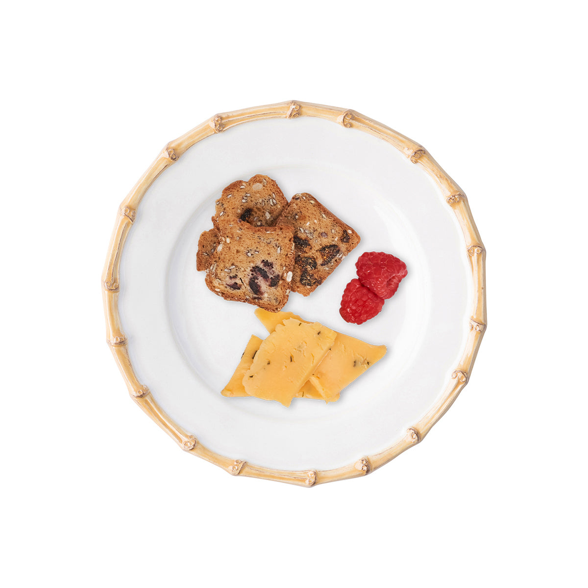 Juliska Bamboo Side/Cocktail Plate - Natural