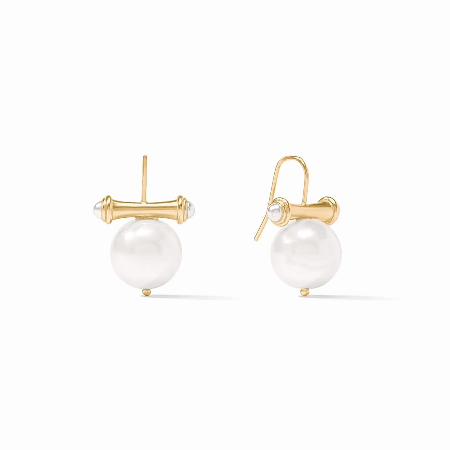 Julie Vos Bamboo Pearl Earring- La Petite Maison