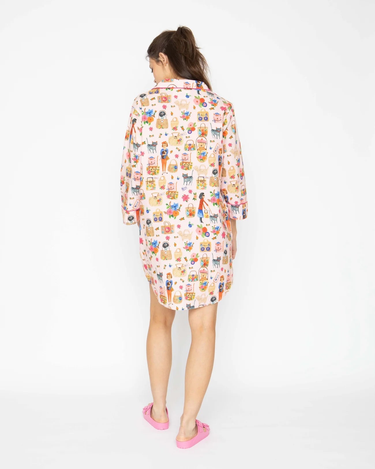 Bon Artis Cats Night Shirt - La Petite Maison