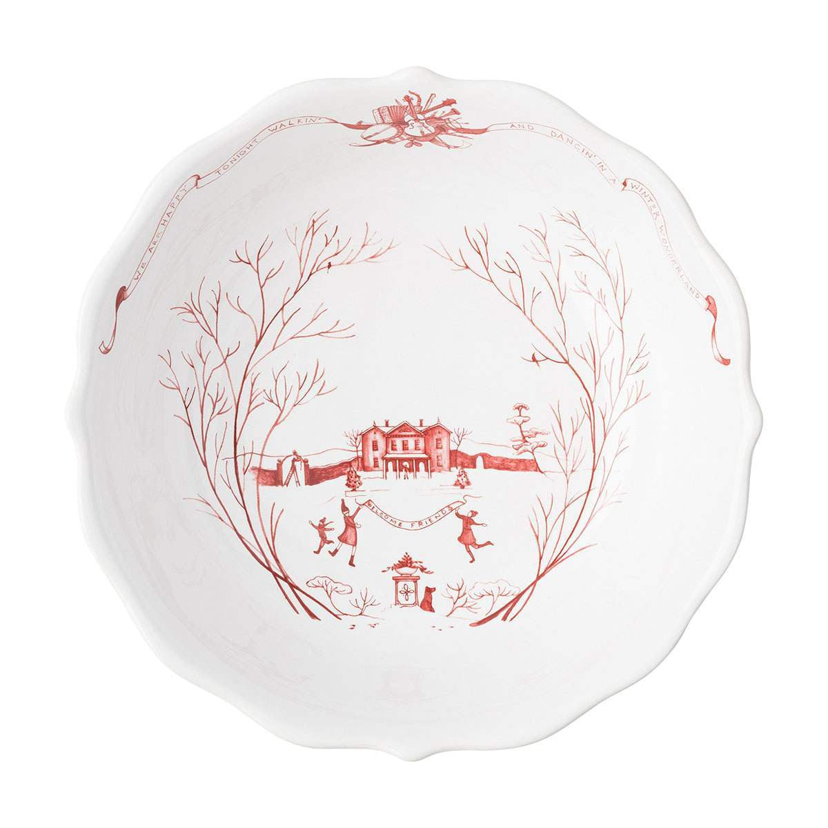 Juliska Country Estate Winter Frolic 10" Serving Bowl