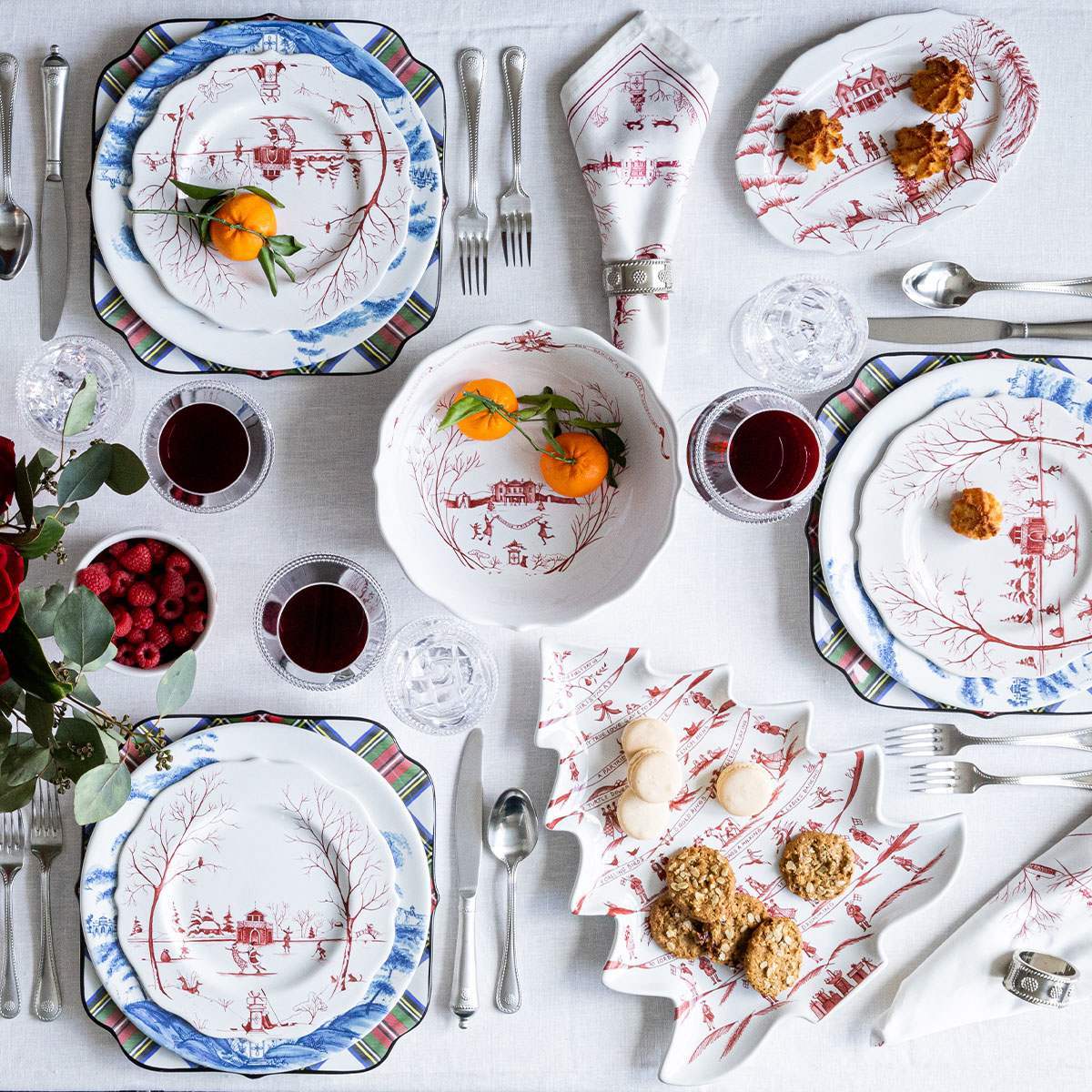 Juliska Country Estate Winter Frolic Ruby Tree Platter