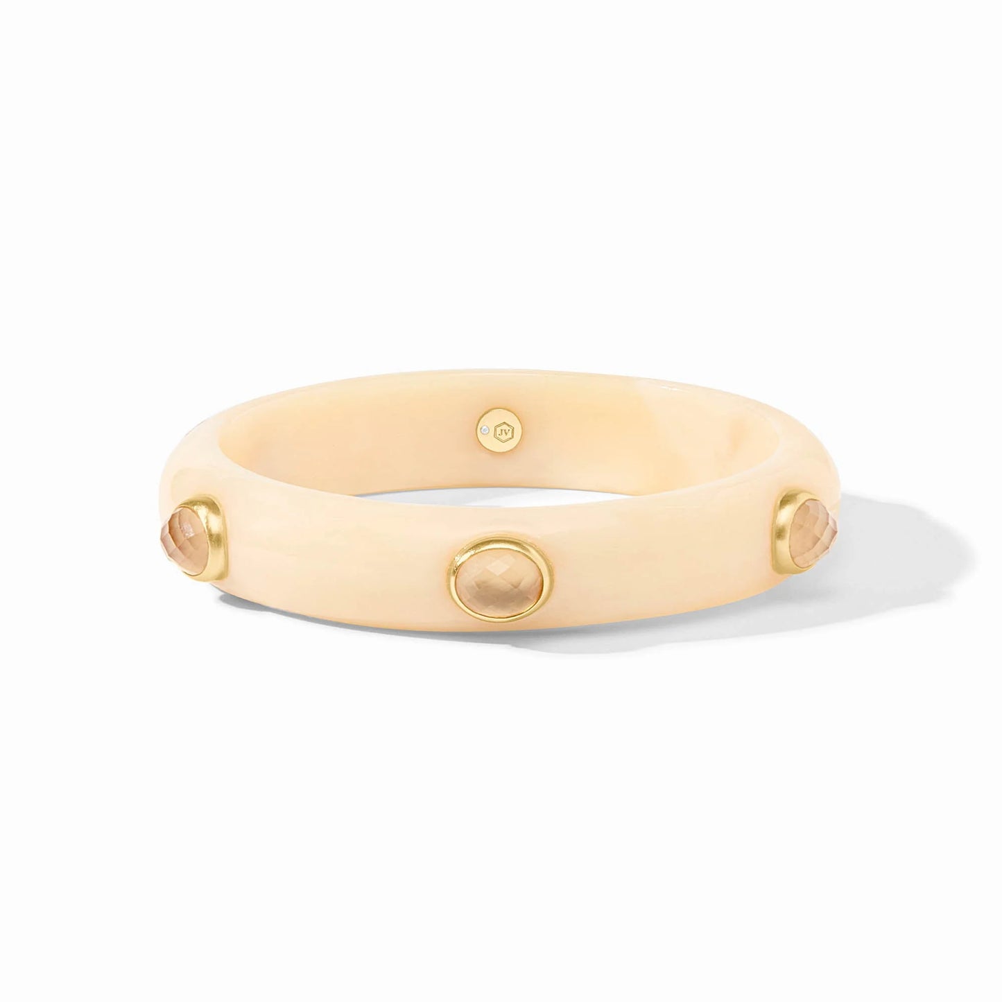 Julie Vos Carnaby Stone Bangle - Ivory