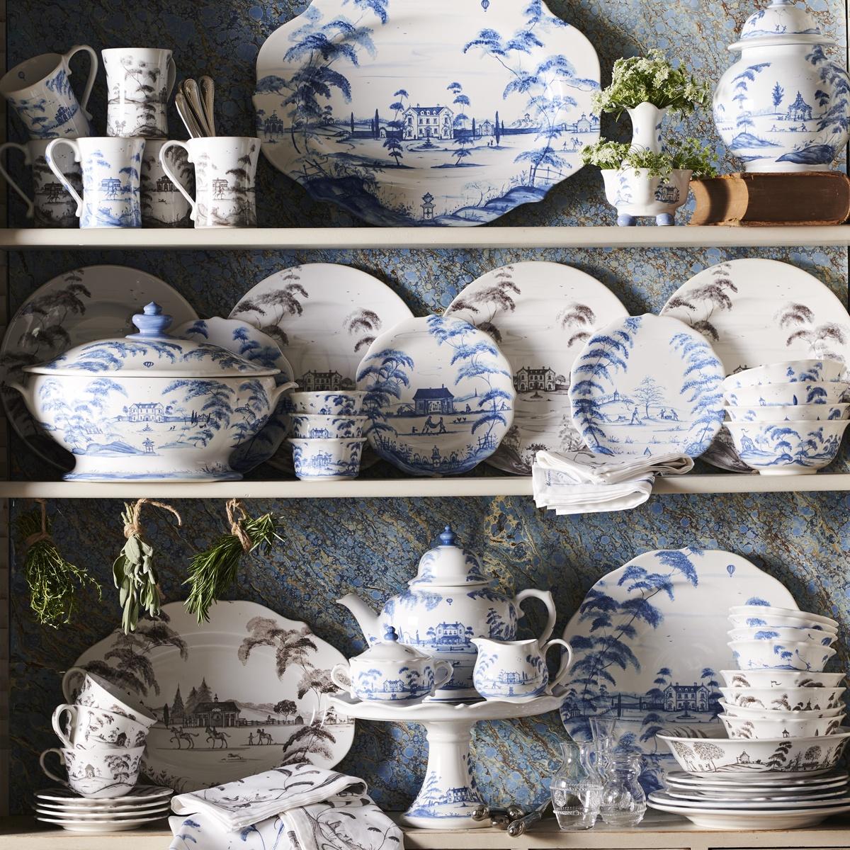 Juliska Country Estate Pasta/Soup Bowl - Flint Grey