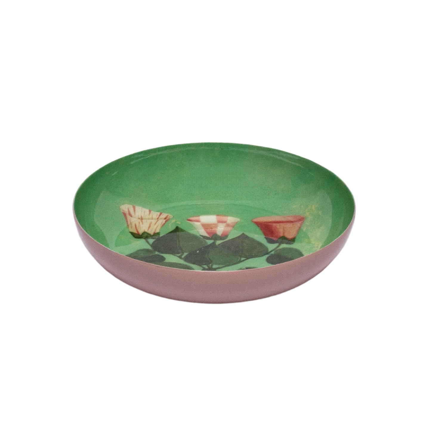 Roomytown Enamel Round Tray - Festival of Flowers