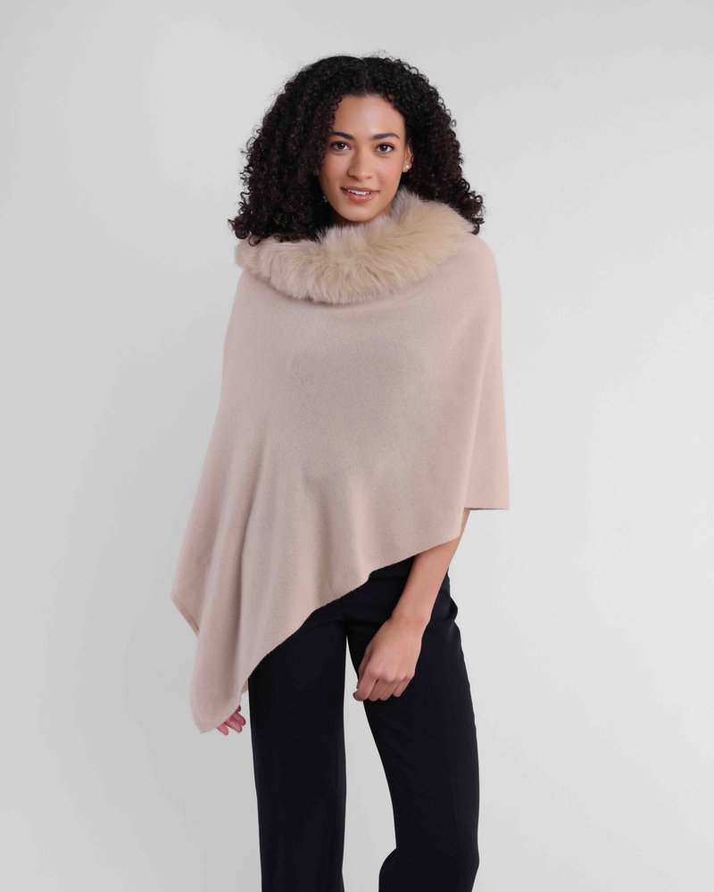 Alashan 100% cashmere topper - Chai