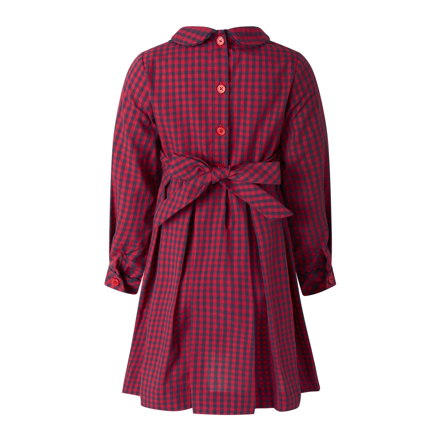 Rachel Riley Check Lumberjack Pleated Dress