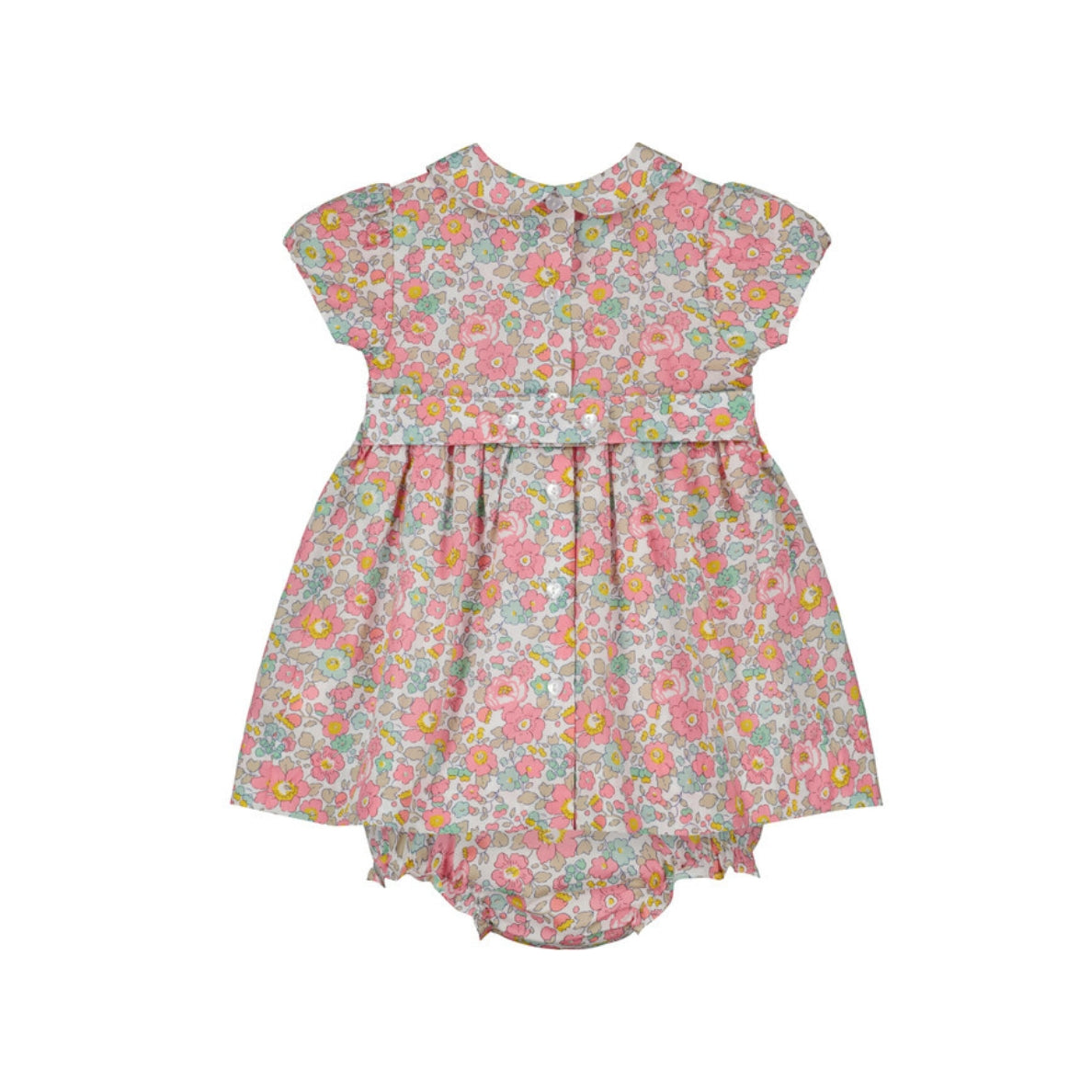 Question Everything Haven Floral Smocked Dress - Pink