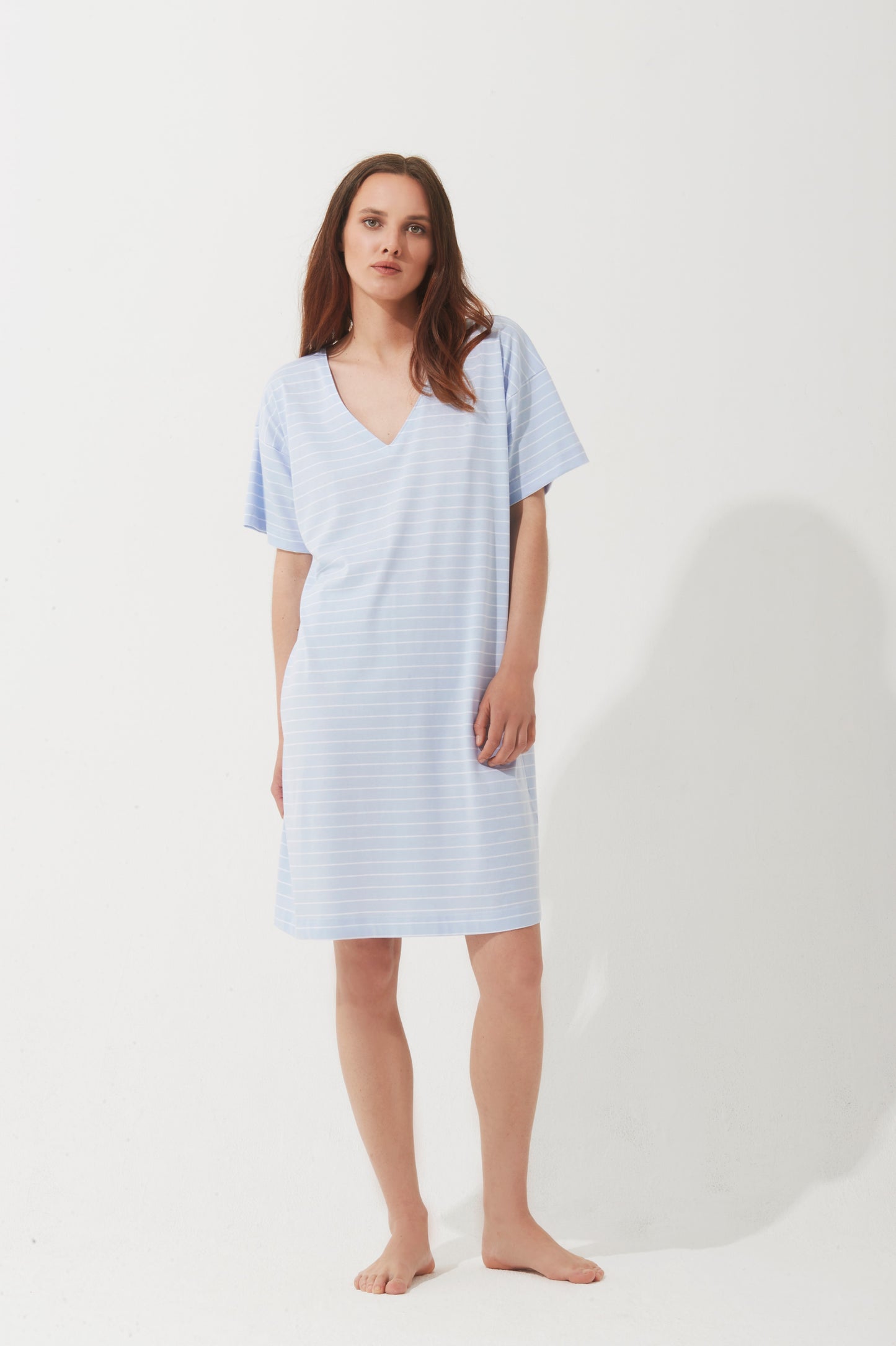 Pluto Igone Blue Stripes Nightgown