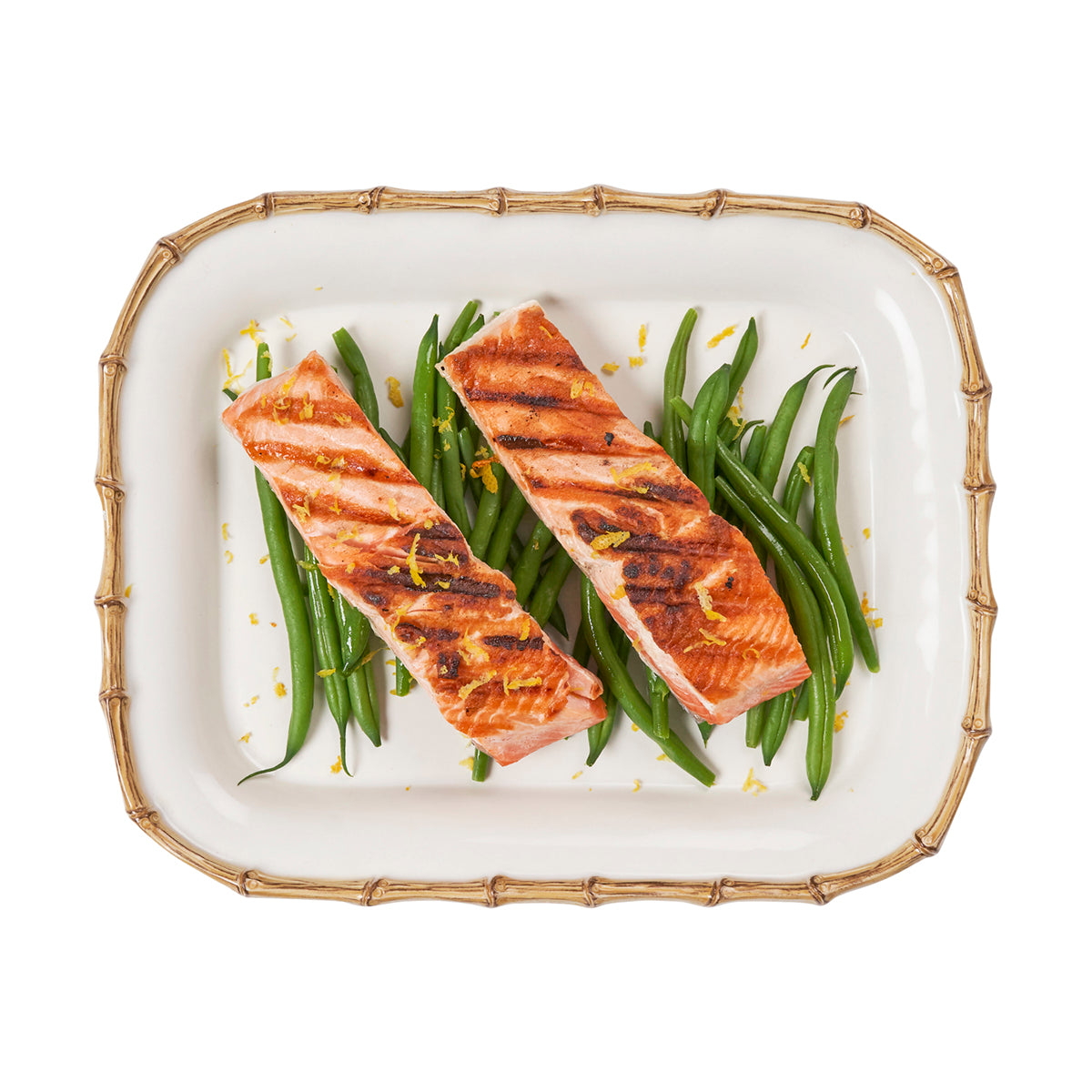 Juliska Bamboo 12" Platter - Natural- La Petite Maison