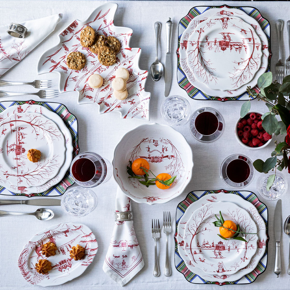 Juliska Country Estate Winter Frolic Dessert/Salad Plate