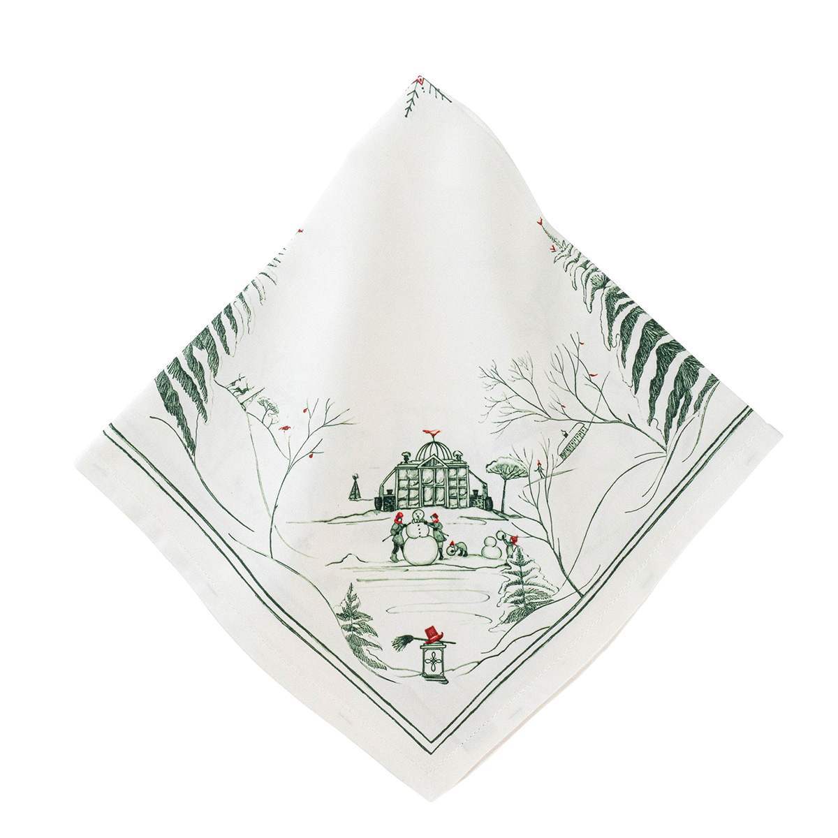 Juliska Country Estate Winter Frolic Napkin - Evergreen