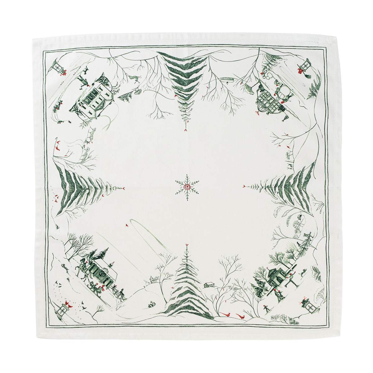 Juliska Country Estate Winter Frolic Napkin - Evergreen