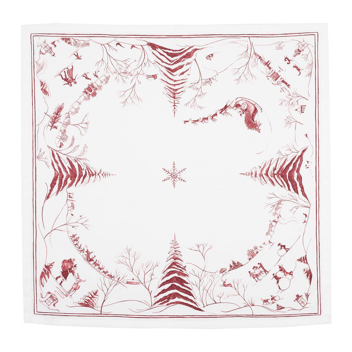 Juliska Country Estate Napkin Ruby Winter Frolic