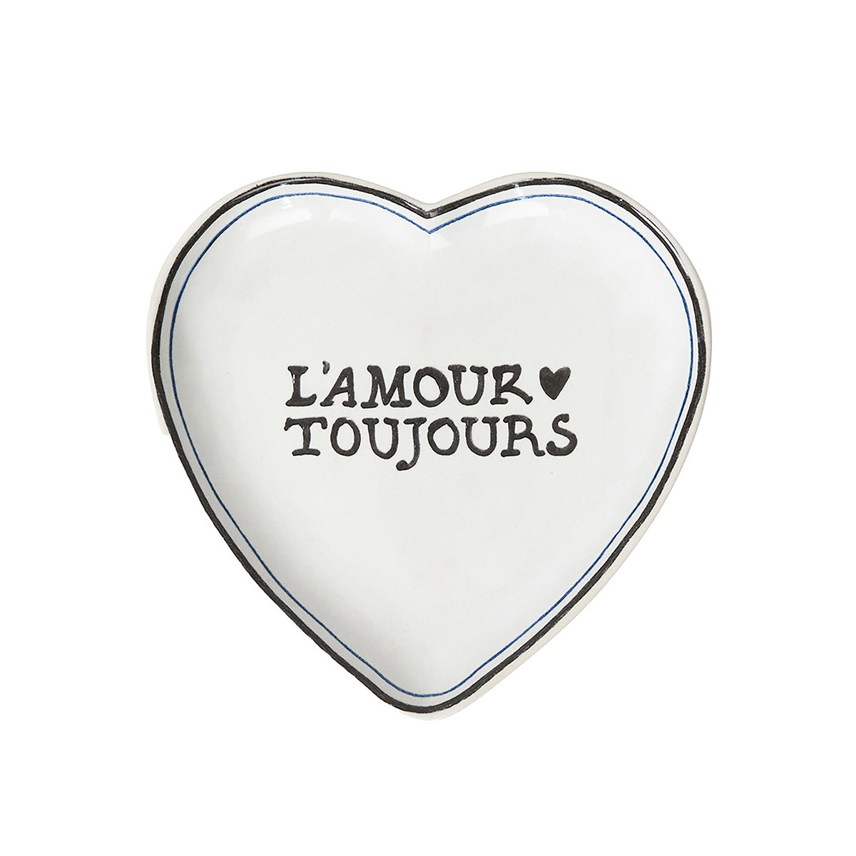 Juliska L'Amour Toujours 7" Heart Tray, La Petite Maison