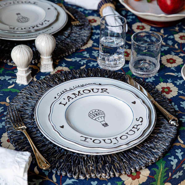 Juliska L'Amour Toujours Dessert/Salad Plate Set/4
