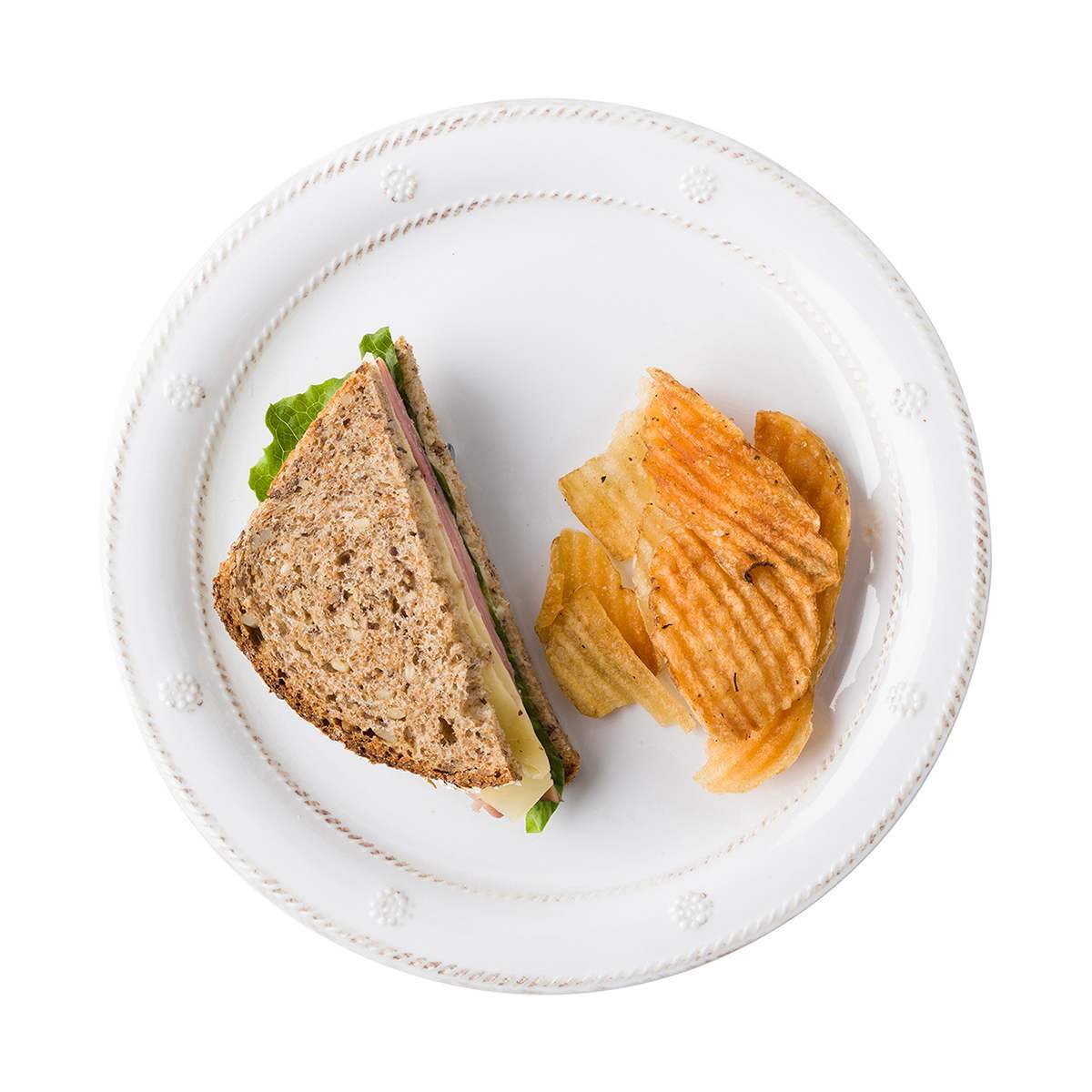 Juliska Berry & Thread Melamine Dinner - Whitewash