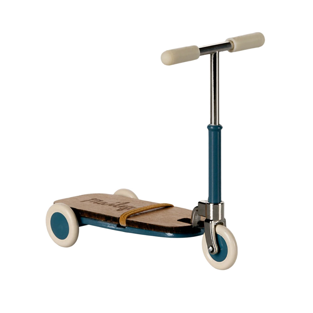 Maileg Kick board, Mouse - Blue