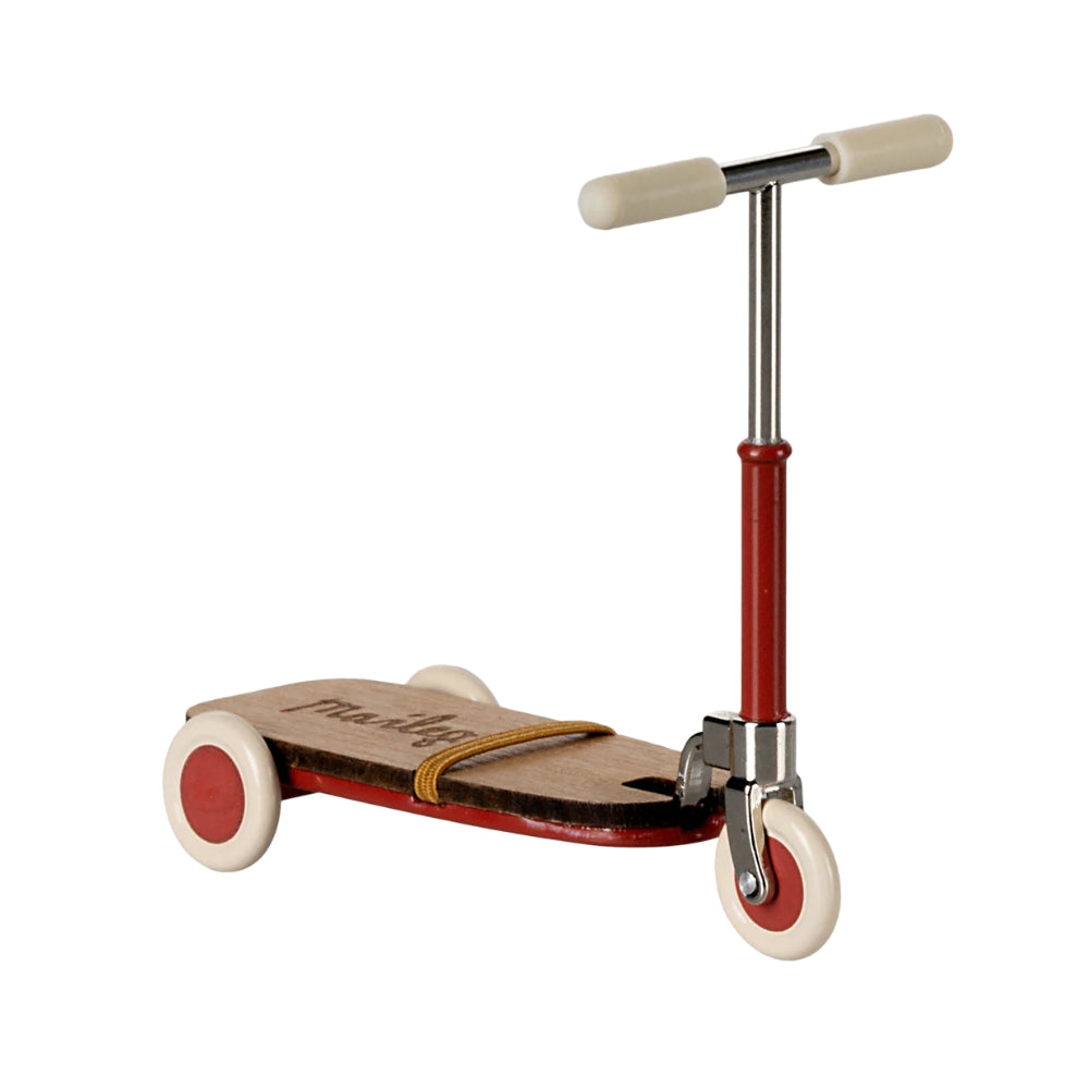 Maileg Kick board, Mouse - Red
