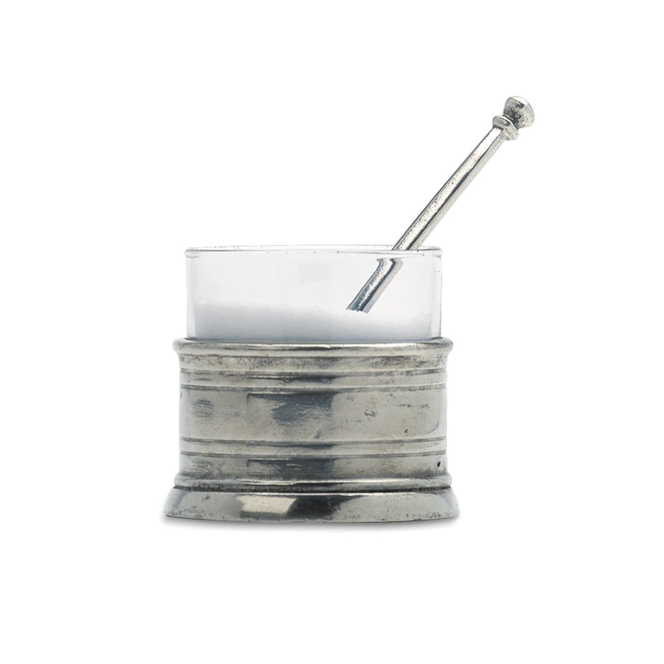 MATCH Pewter Salt Cellar with Spoon