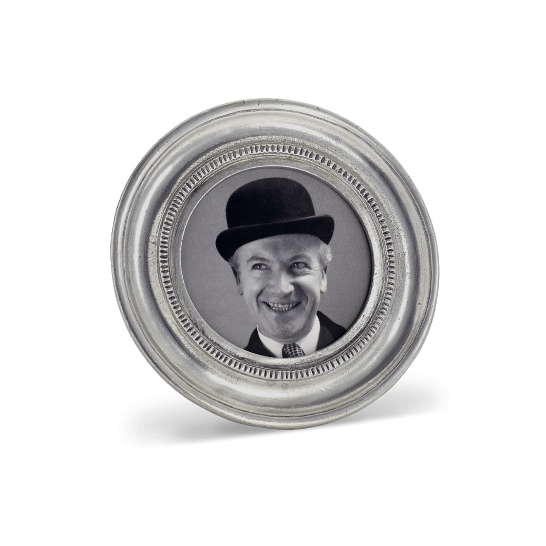 Match Pewter Toscana Round Frame - 2.4"