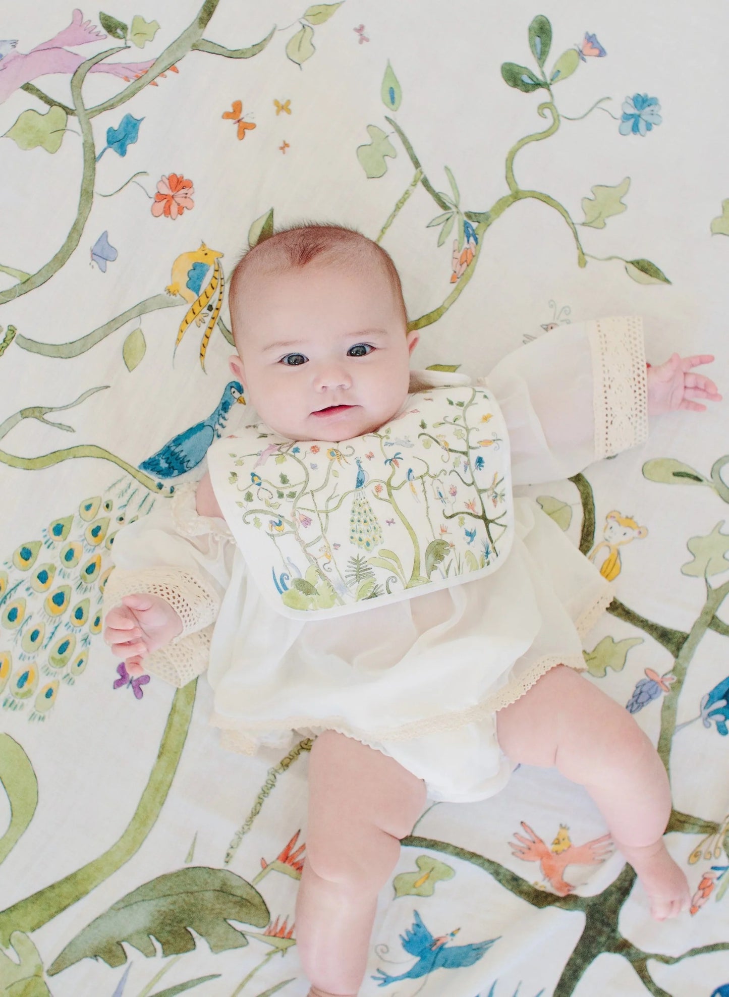 Timo & Violet Tropical Chinoiserie Shawl Blanket