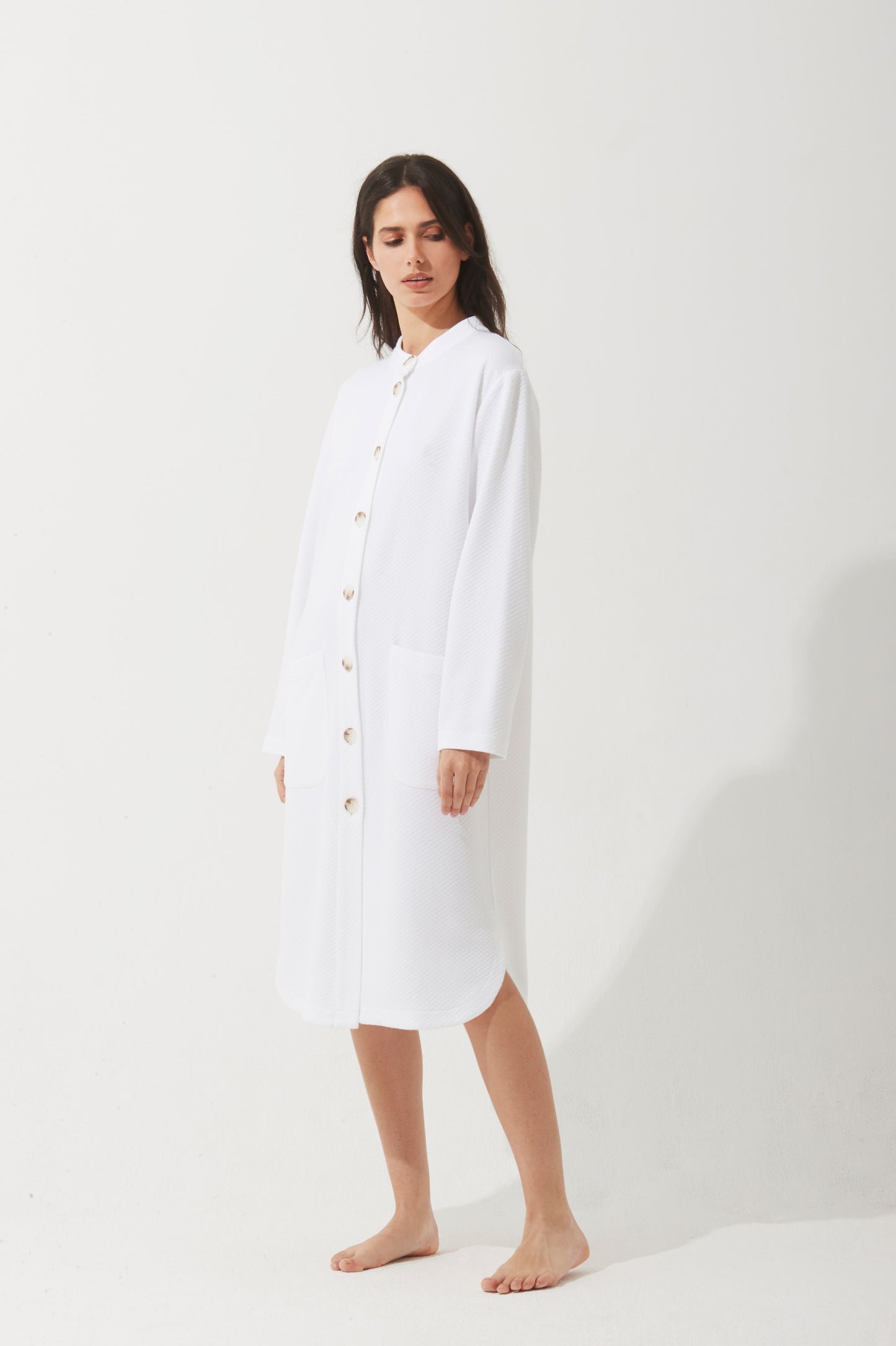 Pluto Shelly White Robe