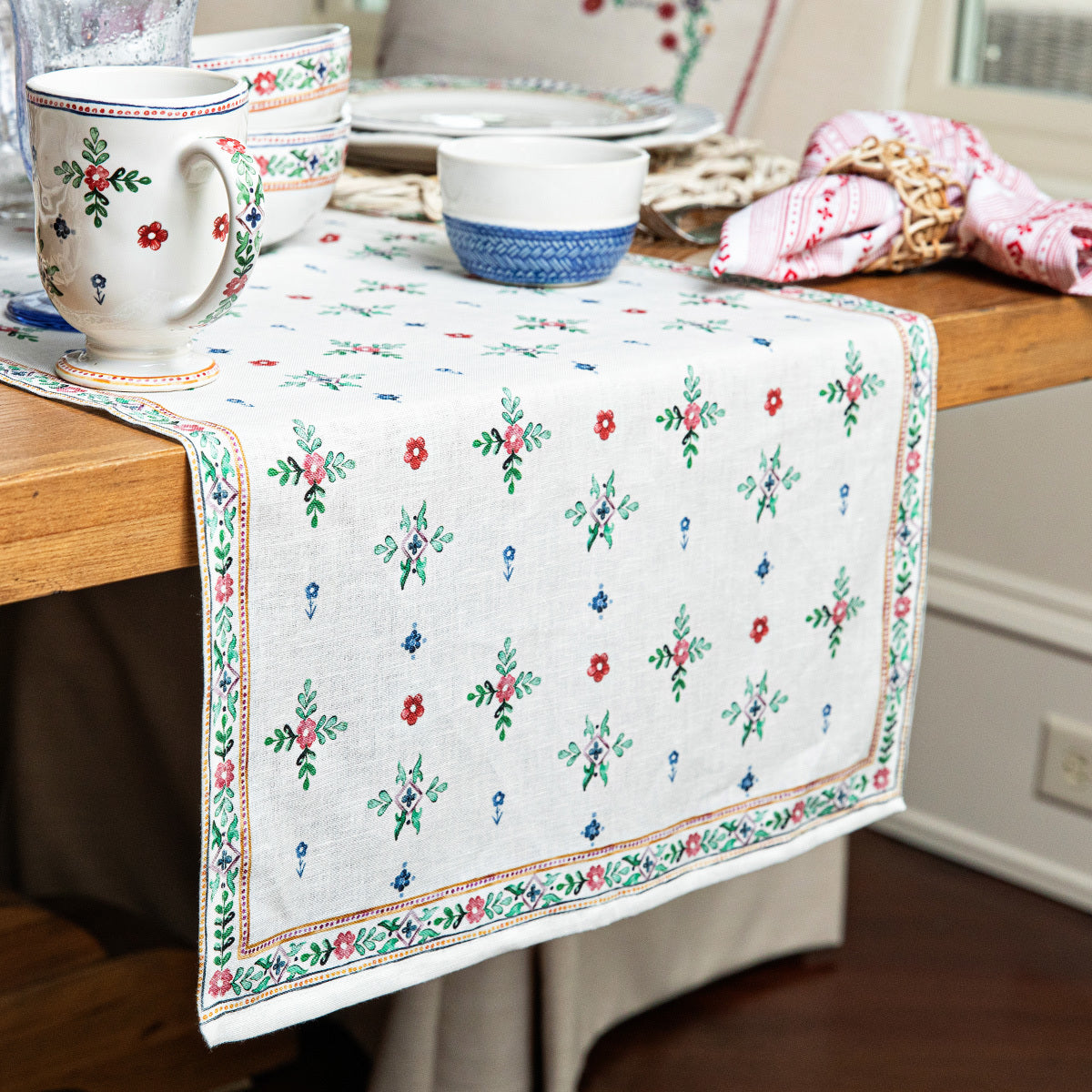 Heidi Table Runner, 18"X90"