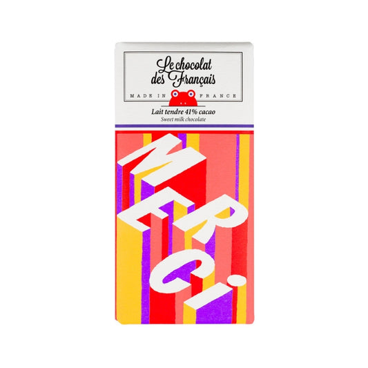 Le Chocolat des Français Merci Milk Chocolate Bar