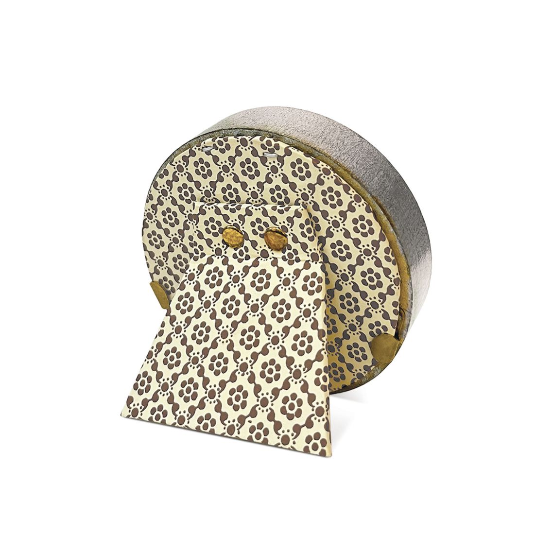 Cavallini & Co. Florentine Round Frame - Silver