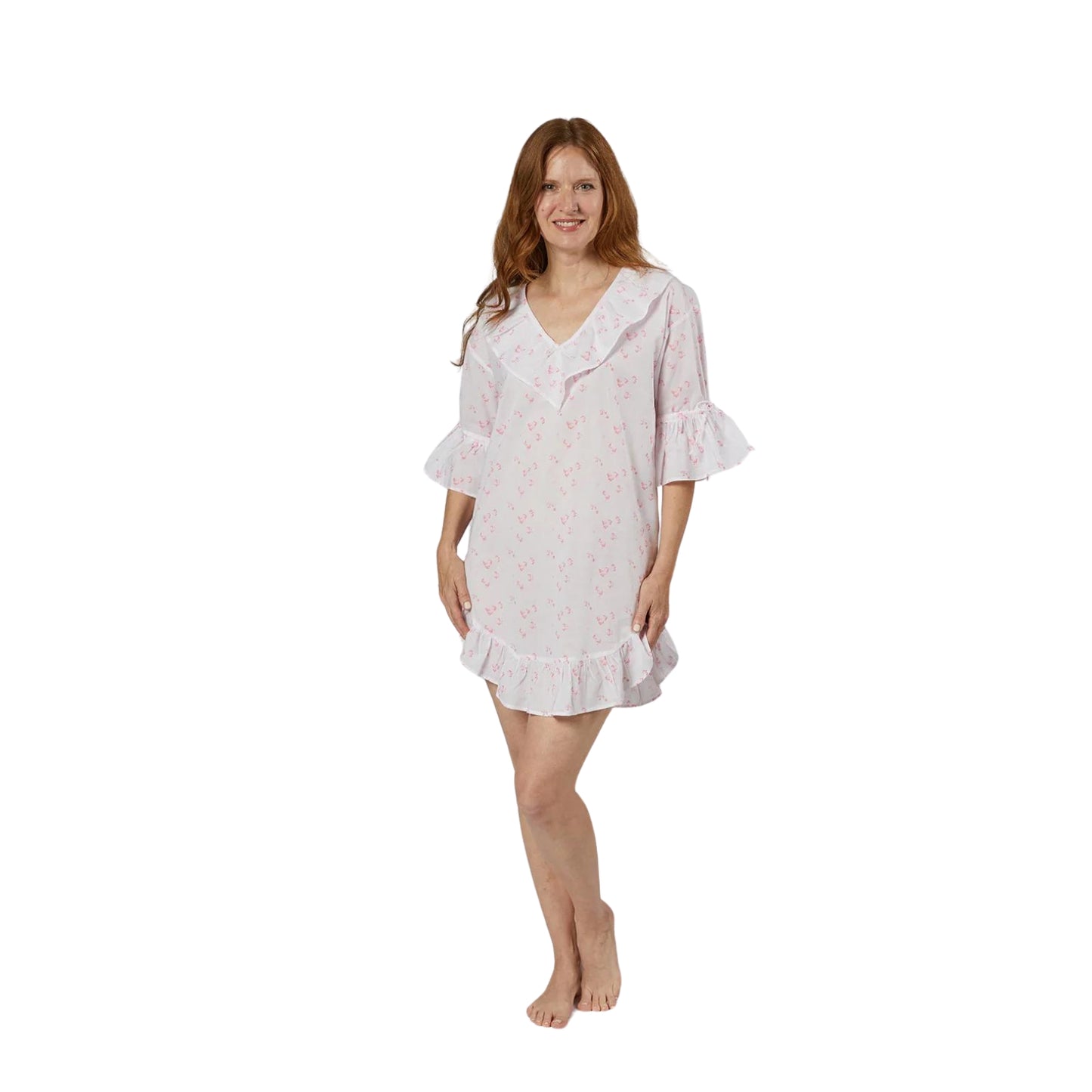 Lenora Poet Cotton Nightshirt - La Petite Maison