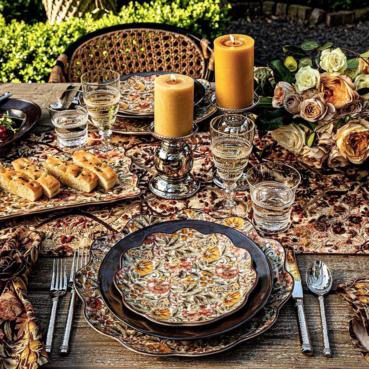 Juliska Willa Dessert/Salad Plate - Amber