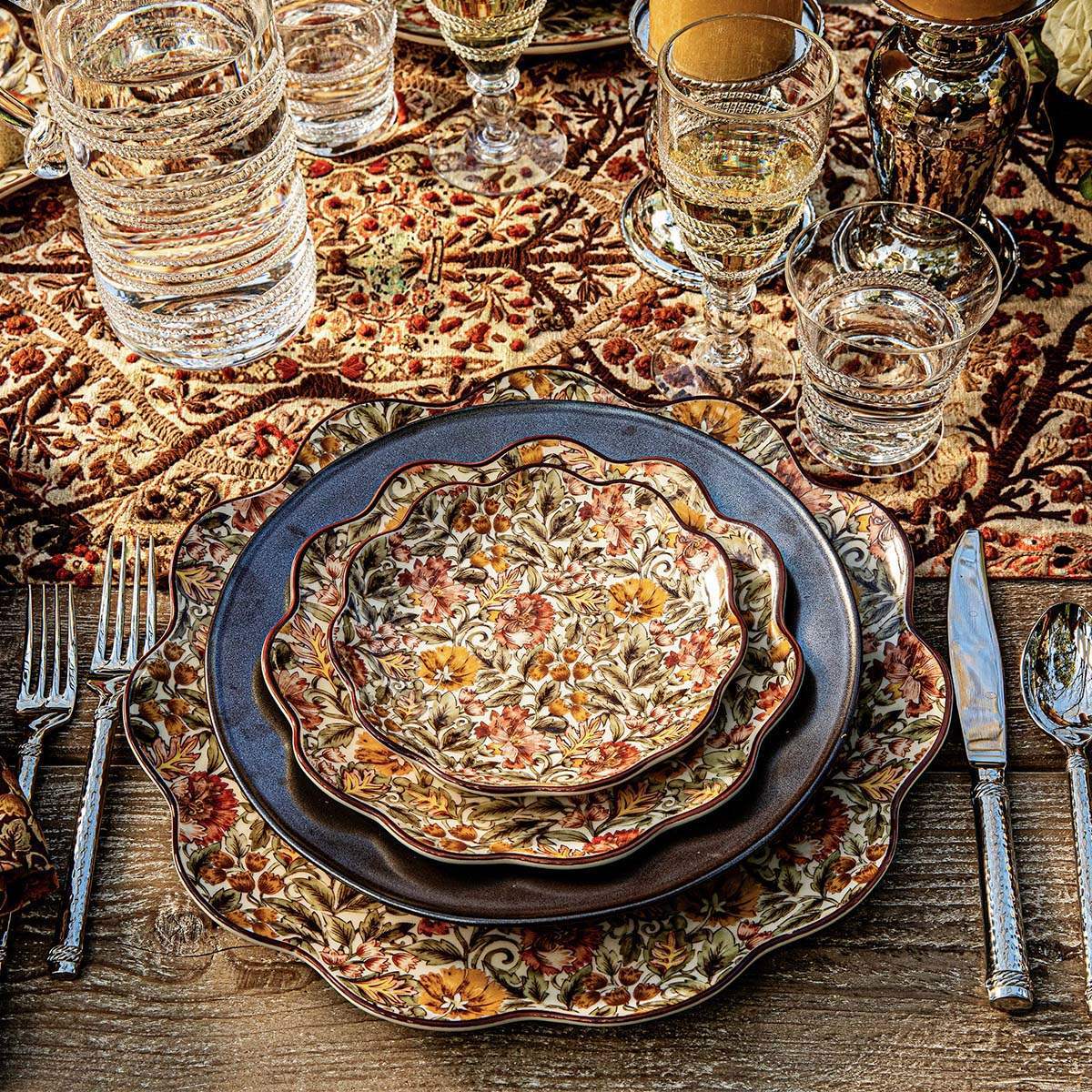 Juliska Willa Dessert/Salad Plate - Amber