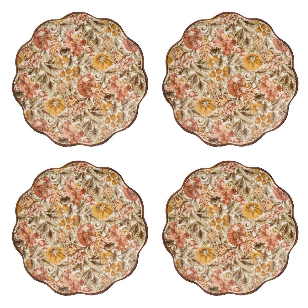 Juliska Willa Cocktail Plate Set/4 - Amber